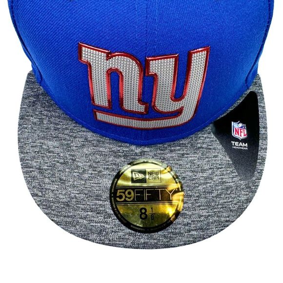 New Era 59Fifty NFL New York Giants Fitted Hat - Size 8 1/8 - Picture 5 of 8